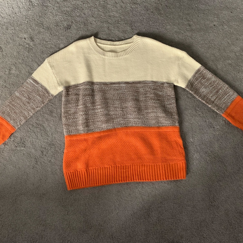 Soft multi colored pullover